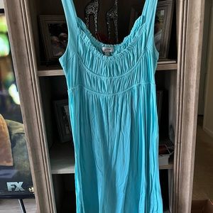 Turquoise mini dress very flowy and comfy